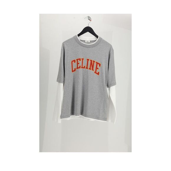 Celine Men Long-Sleeved T-Shirt - Picture 1 of 2